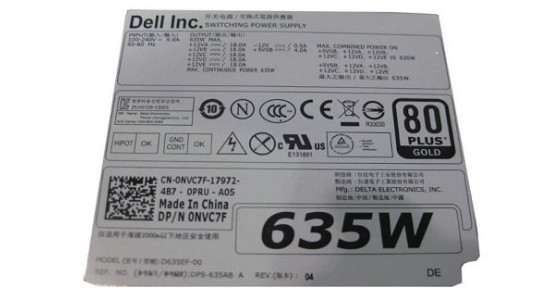 D635EF-00 Блок питания Dell 635W