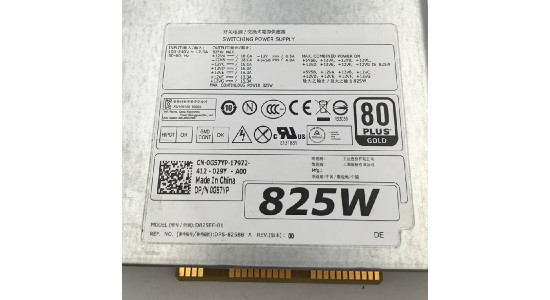D825EF-00 Блок питания Dell 825W