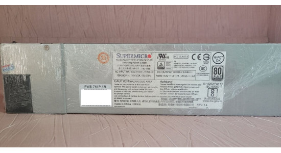 PWS-741P-1R Блок питания Supermicro 740W 80 Plus Platinum (б.у.)