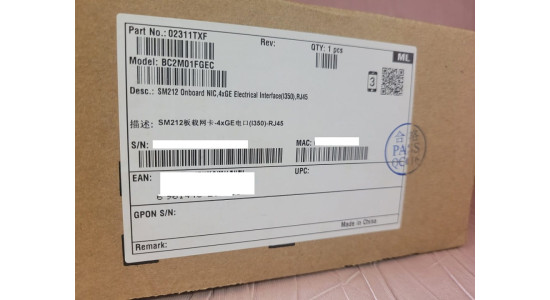 02311TXF Huawei 4-Port Gigabit Сетевой адаптер SM212 RJ45