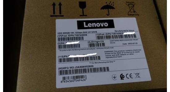 7XB7A00026 00YK015 HDD Жесткий диск Lenovo 900GB 10K 12G 2.5" SAS 512n