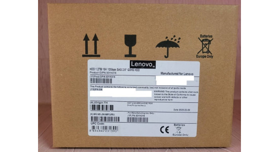 7XB7A00027 00YK016 HDD Жесткий диск Lenovo 1.2TB 10K 12G 2.5" SAS 512n