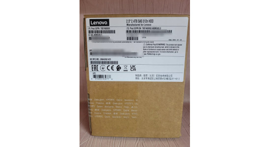 7XB7A00069 01GV182 HDD Жесткий диск Lenovo 2.4TB 10K 12G 2.5" SAS 512e