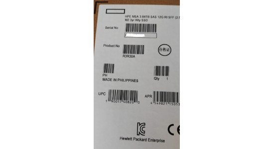 R3R30A P19558-001 Накопитель HPE SSD 3.84TB 12G 2.5" SAS RI
