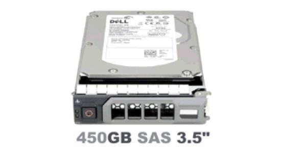 XYGNX Жесткий диск Dell HDD 450GB 6G 15K 3.5" SAS w/F238F