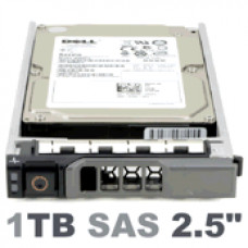 0XDJKW Жесткий диск Dell HDD 1TB 6G 7.2K 2.5" SAS w/G176J