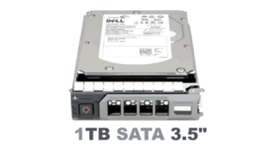 T4XNN Жесткий диск Dell HDD 1TB 6G 7.2K 3.5" SATA