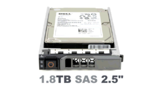 400-AIOV Жесткий диск Dell HDD 1.8TB 12G 10K 2.5" SAS w/G176J