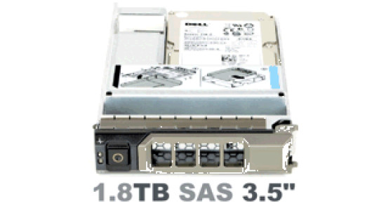 400-AJQT Накопитель Dell SSHD 1.8TB 12G 10K 3.5" SAS w/F238F