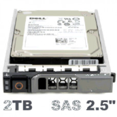 400-AHLP Жесткий диск Dell HDD 2TB 12G 7.2K 2.5" SAS w/G176J