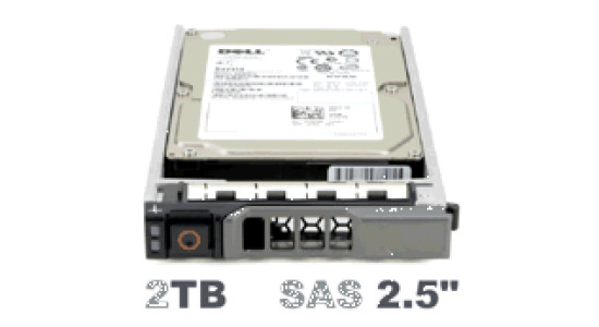 0G5DM2 Жесткий диск Dell HDD 2TB 12G 7.2K 2.5" SAS w/G176J