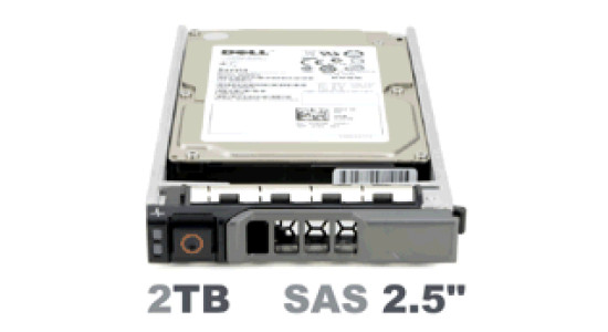400-AMTW Жесткий диск Dell HDD 2TB 12G 7.2K 2.5" SAS w/G176J