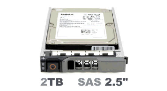 0YX2NX Жесткий диск Dell HDD 2TB 12G 7.2K 2.5" SAS w/G176J