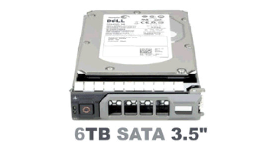 400-AGID Жесткий диск Dell HDD 6TB 6G 7.2K 3.5" SATA w/F238F