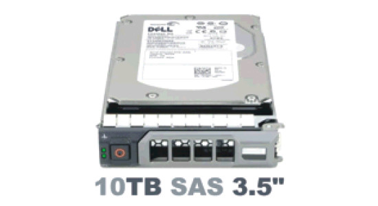 400-ANVE Жесткий диск Dell HDD 10TB 12G 7.2K 3.5" SAS w/F238F