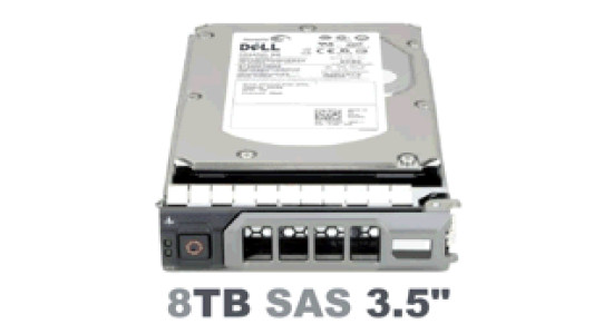 400-AIXC Жесткий диск Dell HDD 8TB 12G 7.2K 3.5" SAS w/F238F