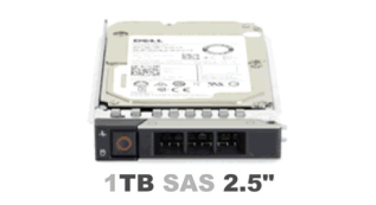 08YJ00 Жесткий диск Dell HDD 1TB 12G 7.2K 2.5" SAS w/DXD9H