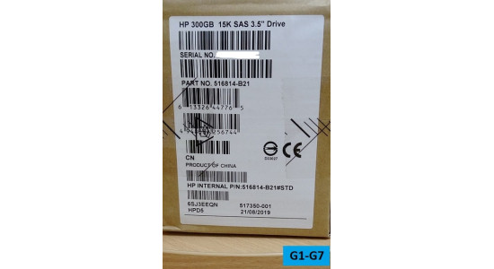 EF0300FATFD 533871-001 Жесткий диск HP HDD 300GB 6G 15K 3.5" SAS DP