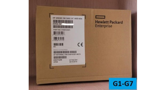 EF0450FATFE 533871-002 Жесткий диск HP HDD 450GB 6G 15K 3.5" SAS DP