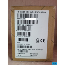 EG0900FCHHV 619463-001 Жесткий диск HP HDD 900GB 6G 10K 2.5" SAS DP ST