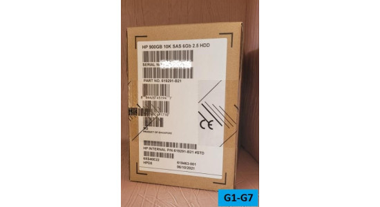 EG0900FBLSK 619463-001 Жесткий диск HP HDD 900GB 6G 10K 2.5" SAS DP ST