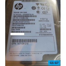 EG0900FBLSK 619463-001 Жесткий диск HP HDD 900GB 6G 10K 2.5" SAS DP ST