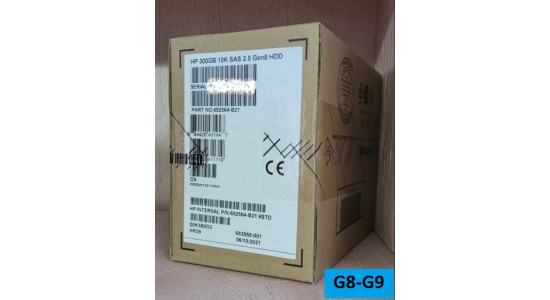 EG0300JFCKA 781514-003 Жесткий диск HP HDD 300GB 6G 10K 2.5" SAS DP 512n SC