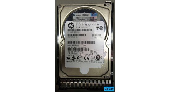 EG0600FBDSR 599476-003 Жесткий диск HP HDD 600GB 6G 10K 2.5" SAS DP SC