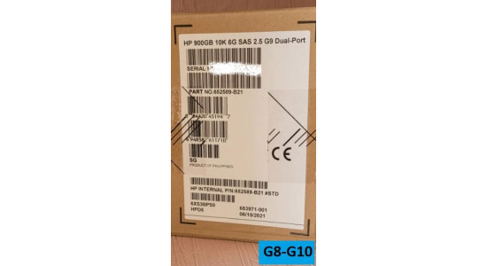 EG0900FCSPN 653971-001 Жесткий диск HP HDD 900GB 6G 10K 2.5" SAS SC