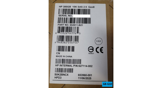 EH0300FBQDD 627114-002 Жесткий диск HP HDD 300GB 6G 15K 2.5" SAS SC
