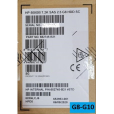 MM0500FBFVQ 653953-001 Жесткий диск HP HDD 500GB 6G 7.2K 2.5" SAS MDL SC