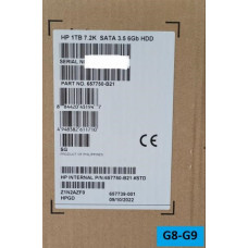MB1000GCEHH 657739-001 Жесткий диск HP HDD 1TB 6G 7.2K 3.5" SATA 512n MDL SC