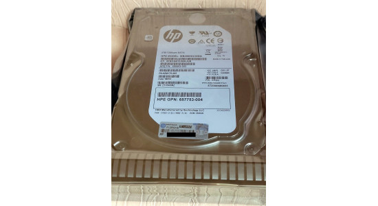 MB2000GCWDA 695503-002 Жесткий диск HP HDD 2TB 6G 7.2K 3.5" SATA 512n MDL SC