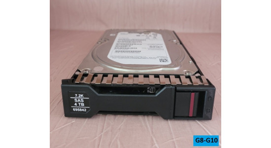 MB4000FCVCB 695842-001 Жесткий диск HP HDD 4TB 6G 7.2K 3.5" SAS MDL SС
