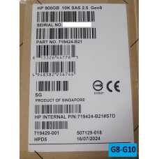 EG0900FBVFQ 719429-001 Жесткий диск HP HDD 900GB 6G 10K 2.5" SAS 512n DP SC