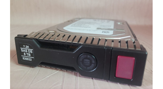 MB008000JWJRQ 820032-001 Жесткий диск HP HDD 8TB 12G 7.2K 3.5" SAS 512e MDL DS SC