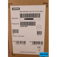 MB8000JFECQ 819199-001 Жесткий диск HP HDD 8TB 12G 7.2K 3.5" SAS 512e MDL DS SC