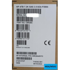 C8R26A 718302-001 Жесткий диск HP HDD 4TB 6G 7.2K 3.5" SAS DP