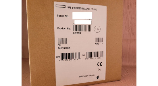 K2P99B 840458-001 Жесткий диск HP 600GB 10K 12G 2.5 SAS для СХД HPE 3PAR
