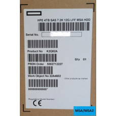 K2Q82A 801557-001 Жесткий диск HP HDD 4TB 12G 7.2K 3.5" SAS 512e DP