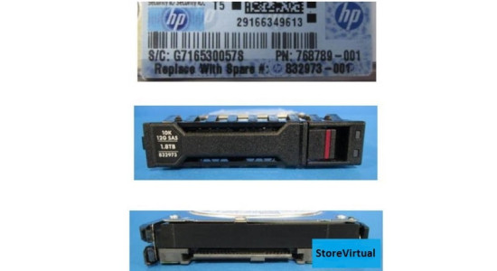 N9X08A 832973-001 Жесткий диск HP HDD 1.8TB 12G 10K 2.5" SAS 512e
