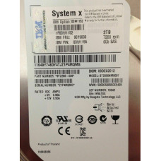 00W1152 90Y9000 Жесткий диск IBM HDD 2TB 6G 7.2K 3.5" SAS