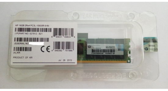 627812-B21 632204-001 Оперативная память HP DDR3 16GB 1333MHz (PC3L-10600R) 2Rx4